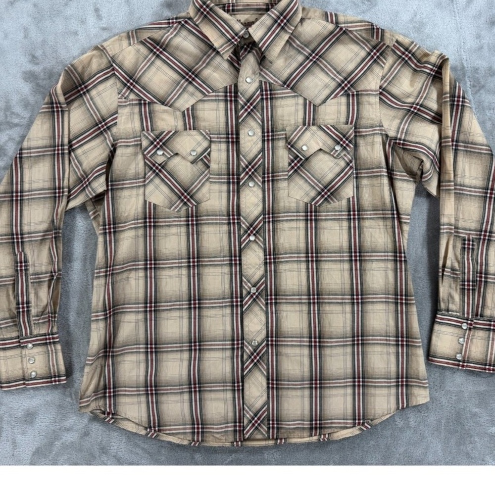 Plaid Western Men's Shirt